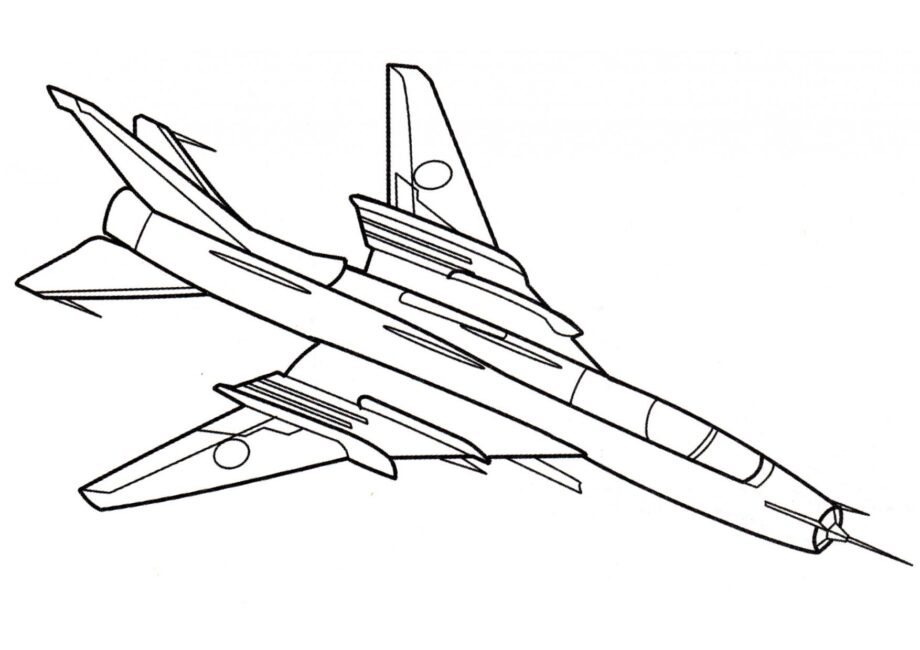 Dibujo para Colorear del Su-22