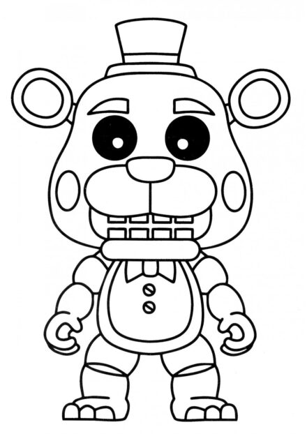 Dibujo para Colorear de Helpy Bear