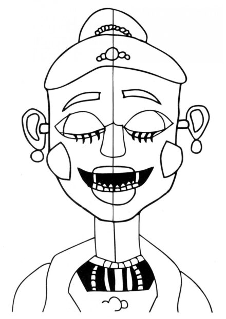 Dibujo para Colorear de Ballora