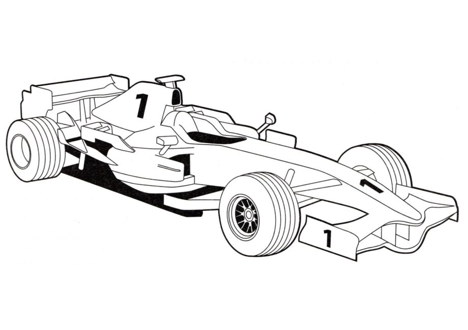 Dibujo para Colorear Ferrari F2008