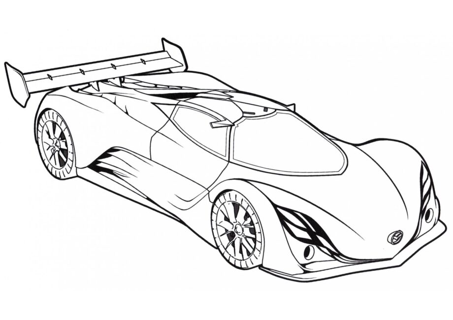 Dibujo para Colorear Mazda Furai Concept