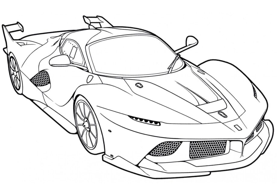 Dibujo para Colorear Ferrari FXX K