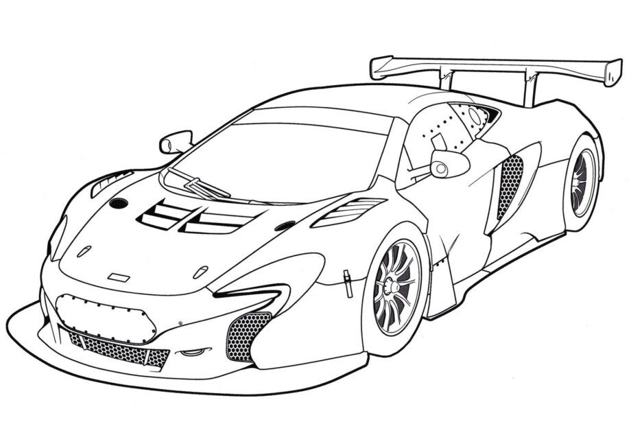 Dibujo para Colorear McLaren 650S GT3