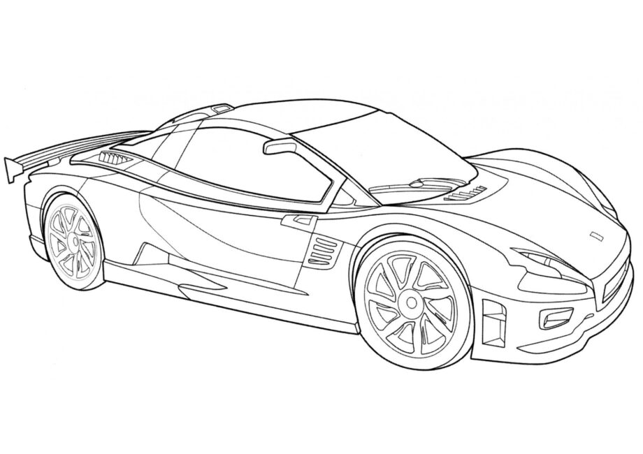 Dibujo para Colorear LADA Revolution