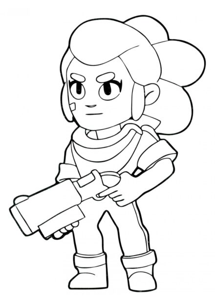 Dibujo para Colorear Shelly