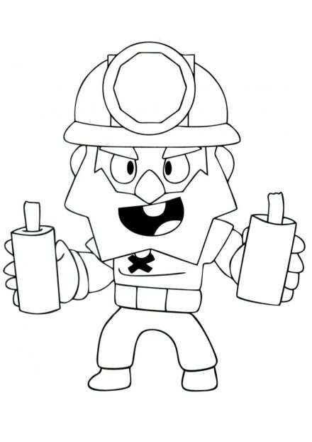 Dibujo para Colorear Dynamike