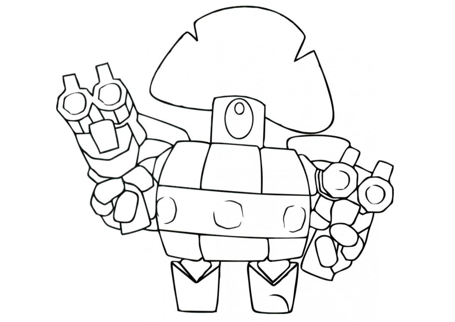 Dibujo para Colorear Darryl