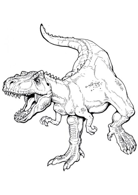 Dibujo para Colorear de Tarbosaurus