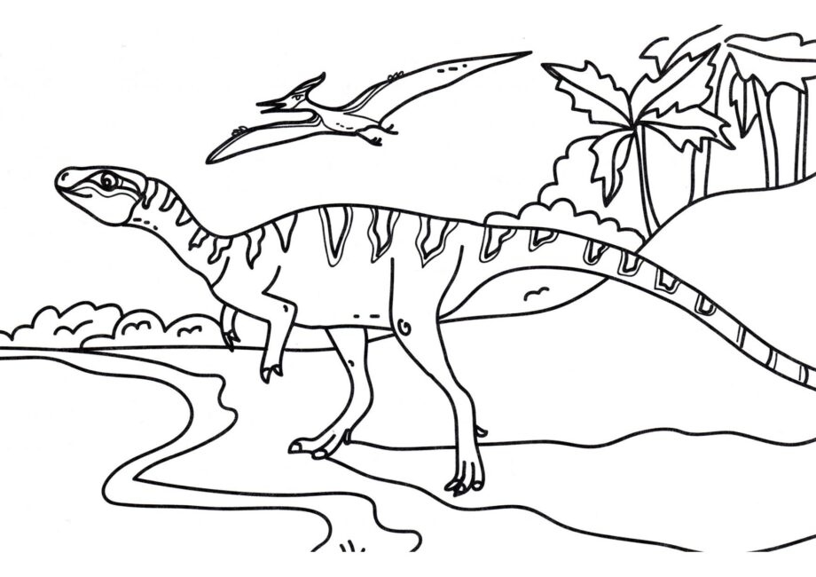 Dibujo para Colorear de Tarbosaurus