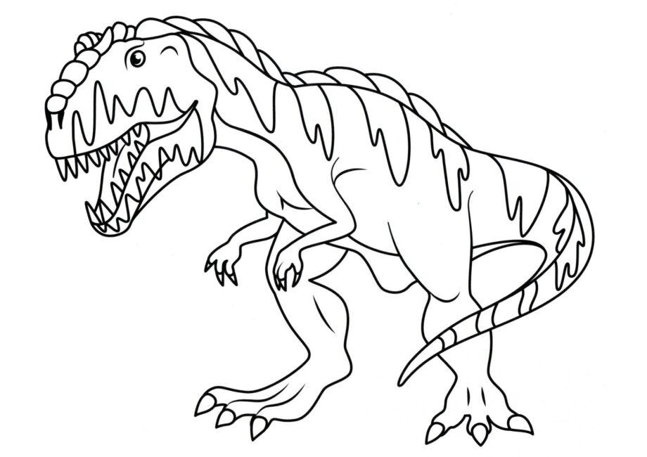 Dibujo para Colorear de Giganotosaurus